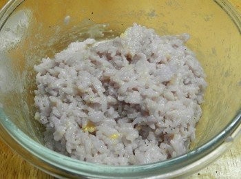 step3: 拌好後，會有幾分黏性喔!!!