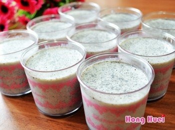 step7: 裝杯後冷藏約三小時凝固後即可食用囉!