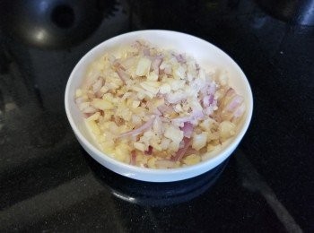 step4: 蒜頭，乾蔥