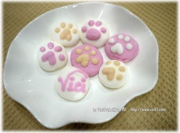 step10: 除了貓爪，我還做了不同外型及一些字母上去