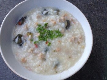 step9: 皮蛋瘦肉粥食譜完成