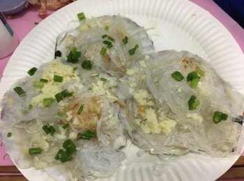 step2: 海鮮類3樣: 海蝦 (5分鐘) 扇背 (5分鐘) 花烚 (6分鐘)