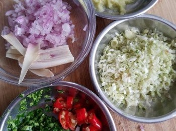 step2: 將【<span class="group_2">醃魚香料</span>】的香料切細，撈均成【<span class="group_2">醃魚香料</span>】。