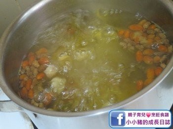 step7: 再轉慢火加蓋煲多30分鐘~