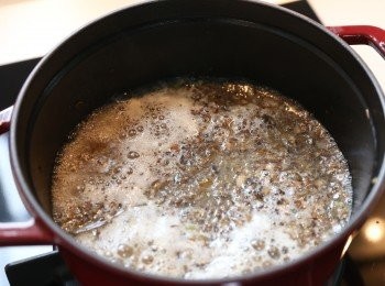 step4: 大火加雞湯煮滾