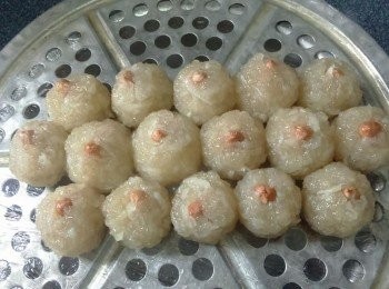 step7: 蒸好的菜頭丸好晶瑩