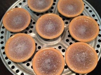 step7: 紅豆缽仔糕配椰絲食譜完成