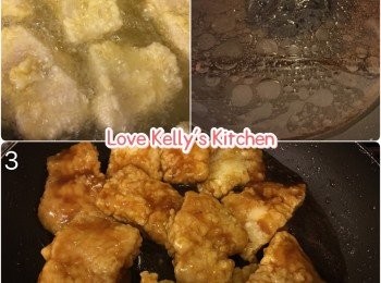 step1: 解涷後用廚房抺手紙索乾水份，魚柳切件，然後醃15分鐘；
