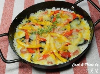 step8: 香噴噴的披薩出爐囉~