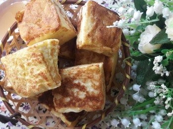 step7: 起鍋後 , 再淋上蜂蜜即可