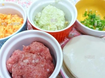 step1: 先將全部的材料切好備料好。