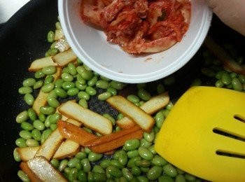 step7: 加入泡茶炒勻即可