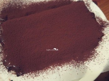 step6: 過篩撒上可可粉