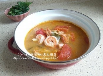 step7: 盛起再放上芫茜葉裝飾即可