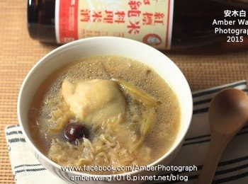 step5: 白木耳金針雞湯，完成了。