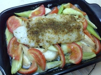 step3: 烤約15分鐘，撒上洋香菜