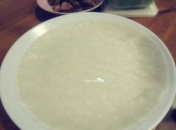 step3: 泡水約到餅皮軟化