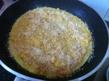 step6: 再灑上混合好的花生糖碎。