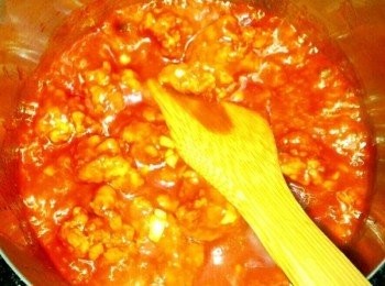 step6: .一直煮到醬汁差不多收乾時就完成了