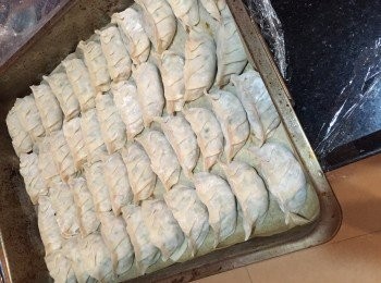 step3: 3.將所有材料均勻攪拌直至起膠就可以包得啦