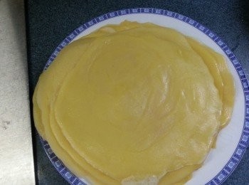 step7: 將所有煎好的皮灘凍待用