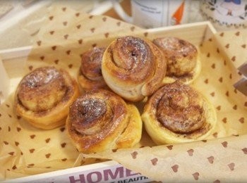 step16: 忍不住鼻子馬上靠過去~~~ 迷人的肉桂香氣呀:)