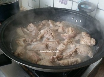 step3: 其間肺中的水分會不斷流出,