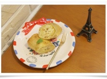 step7: 可口的南洋風小點心完成^^ 炸香蕉捲~~~怎麼會那麼迷人呀!!