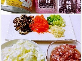 step1: 將所有材料切好備用