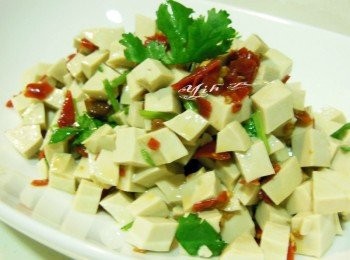 step3: 取出要食用時再拌入香菜