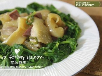 step11: 即成簡易豆苗上湯燴花膠