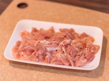 step6: 雞肉切粒