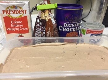 step7: 然後放進凍霜內雪大概12小時。