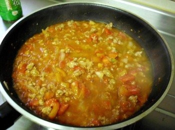 step4: 起鍋前勾薄芡