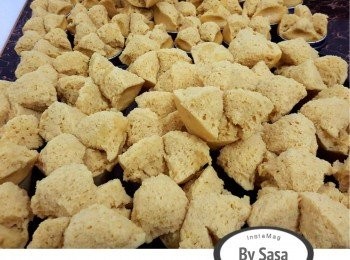 step8: 蒸完即刻打開鍋蓋，發粿發得勁漂亮