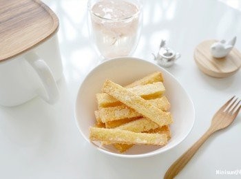 step6: 烤好取出後放涼就是香甜酥脆的奶油酥條囉！