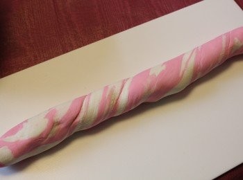 step6: 將粉糰分成18g一份搓圓。