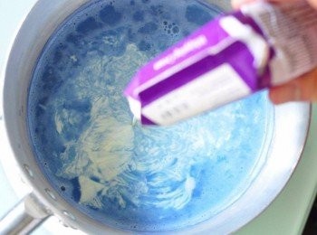 step5: 加進100毫升忌廉