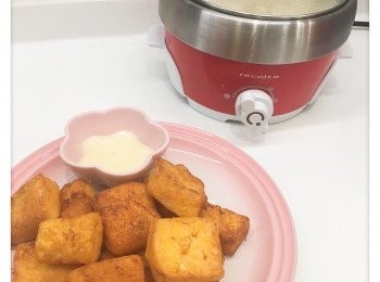 step4: 7.可加入鍊奶或糖醬則可食用