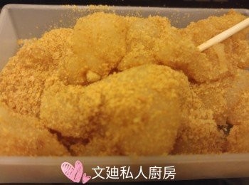 step7: 再分成幾碟,即成為糖不甩。