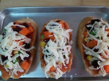 step6: 灑上適量起司絲