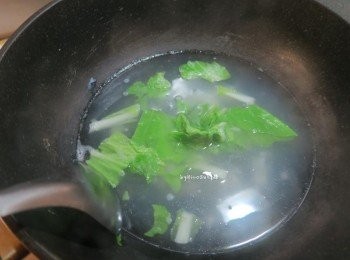 step5: 下點青菜