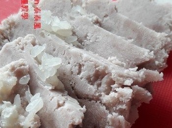 step2: 加椰漿炒乾成餡料