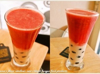 step4: 成品色澤亮麗，不但保有西瓜的香甜，還能分段嚐鮮三種不同的滋味，