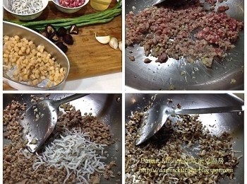 step3: 炒鍋倒入2-3大匙油以中小火燒熱，放入蒜泥翻炒約15-20秒