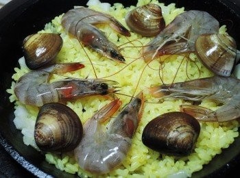 step7: 再放上蛤蜊