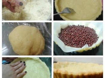 step1: 首先可買現成的塔皮或自製甜塔皮，食譜可到＞http://cook1cook.com/recipe/11816