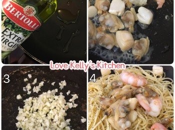 step2: 意粉烚熟盛起備用；