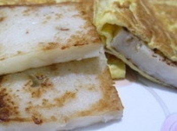 step6: 雙色蘿蔔糕完成.