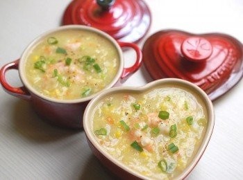 step9: 喝了這碗濃湯好有飽足感。